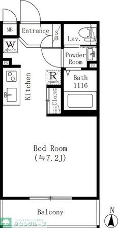 小竹レジデンスの物件間取画像